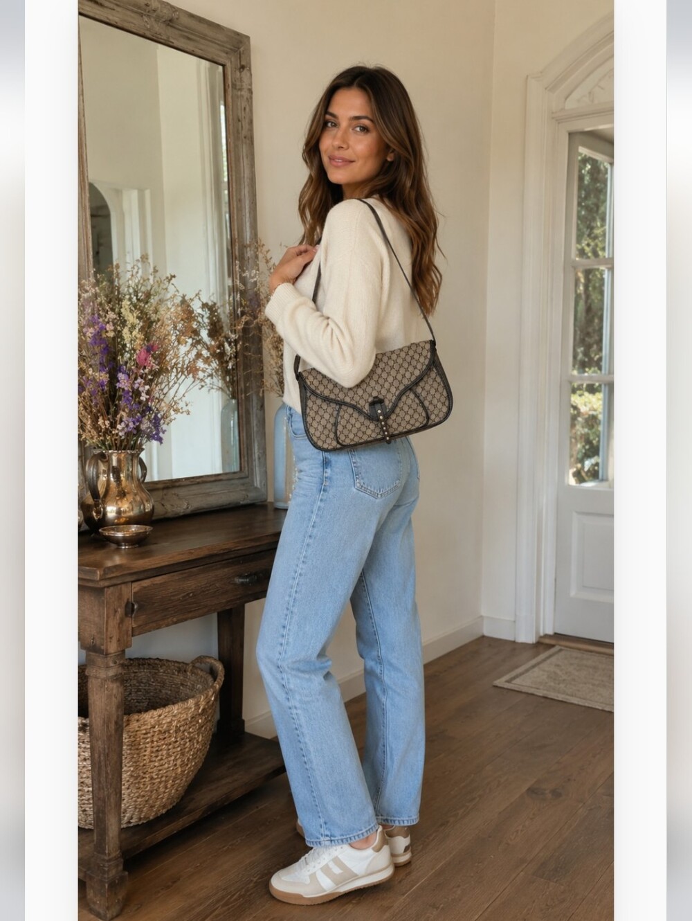 CELINE Macadam Letter Pack Shoulder‎ Bag